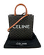 Celine Small Cabas Vertical in Triomphe Canvas and Calfskin