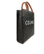 Celine Small Cabas Vertical in Triomphe Canvas and Calfskin