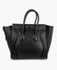 Celine Micro Luggage Grained Calfskin Black