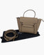 Celine Nano Belt Bag in Grained Light Taupe Calfskin