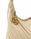 Chanel Vintage Chevron Quilted Beige Lambskin Leather Shoulder Bag