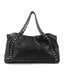 Chanel Black Calfskin Chain Tote Bag SHW