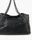 Chanel Black Calfskin Chain Tote Bag SHW