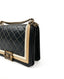 Chanel Boy Medium Black Gold Bag GHW