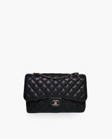 Chanel Timeless Jumbo Black Caviar SHW