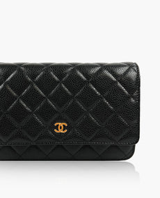 Chanel WOC Black Caviar GHW