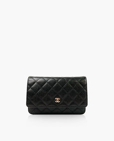 Chanel WOC Black Caviar SHW