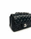 Chanel Mini Rectangular Black Lambskin SHW