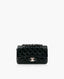 Chanel Mini Rectangular Black Lambskin SHW