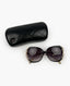 Chanel CC Round Sunglasses Black