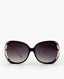 Chanel CC Round Sunglasses Black