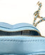 Chanel 22S Heart Mini Belt Bag in Light Blue Lambskin LGHW