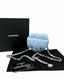 Chanel 22S Heart Mini Belt Bag in Light Blue Lambskin LGHW