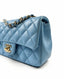 Chanel Mini Rectangular Light Blue Lambskin GHW