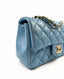 Chanel Mini Rectangular Light Blue Lambskin GHW