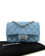 Chanel Mini Rectangular Light Blue Lambskin GHW