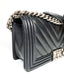 Chanel Boy Old Medium Chevron Black Lambskin RHW