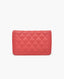 Chanel WOC Coral Pink Caviar GHW The Boy Lock