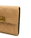 Chanel Caviar Quilted Boy Wallet Beige Clair