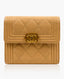 Chanel Caviar Quilted Boy Wallet Beige Clair