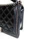 Chanel Boy New Medium Quilted Top Handle Black