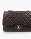 Chanel Timeless Jumbo Single Flap Brown Caviar SHW