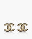 Chanel CC Earrings with Crystals