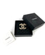 Chanel Crystal and Pearl CC Brooch Champagne