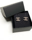 Chanel CC Silver Earrings and Crystals