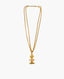 Chanel Vintage CC Logo Chain Necklace Gold-Tone