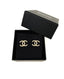 Chanel CC Champagne Small Earrings with Crystals