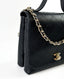 Chanel Calfskin Double Pocket Bag  Black CHW