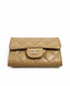 Chanel Small Flap Wallet Caviar Dark Beige 2022 CHW