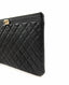 Chanel Boy Quilted O - Case Black Caviar CHW