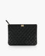 Chanel Boy Quilted O - Case Black Caviar CHW