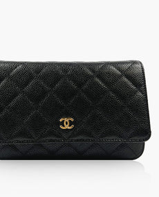 Chanel WOC Black Caviar GHW