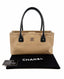 Chanel Cerf Tote Bag Beige Caviar Leather SHW