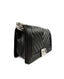 Chanel Boy Old Medium Chevron SHW Black Caviar