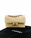 Chanel Small Chevron Flap Bag Yellow Lambskin CHW