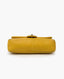 Chanel Yellow CC Medallion Charm Chevron Flap Bag