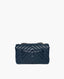 Chanel Chevron Mini Rectangular Navy Blue LGHW