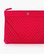 Chanel Chevron O - Kotelo Strawberry Red Caviar GHW