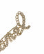 Chanel Text Crystal Pearl Embellished Hair Clip