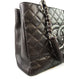 Chanel GST Dark Brown Caviar Tote SHW