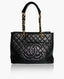 Chanel GST Black Caviar Tote GHW