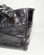 Chanel Glazed Calfskin Deauville Medium Tote Black