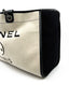 Chanel Black and White Large Deauville of Wool Felt SHW