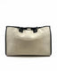 Chanel Black and White Large Deauville of Wool Felt SHW