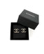 Chanel Earrings CC Letters Dark Gray