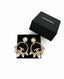 Chanel Champagne CC Pearl Round Charm Earrings